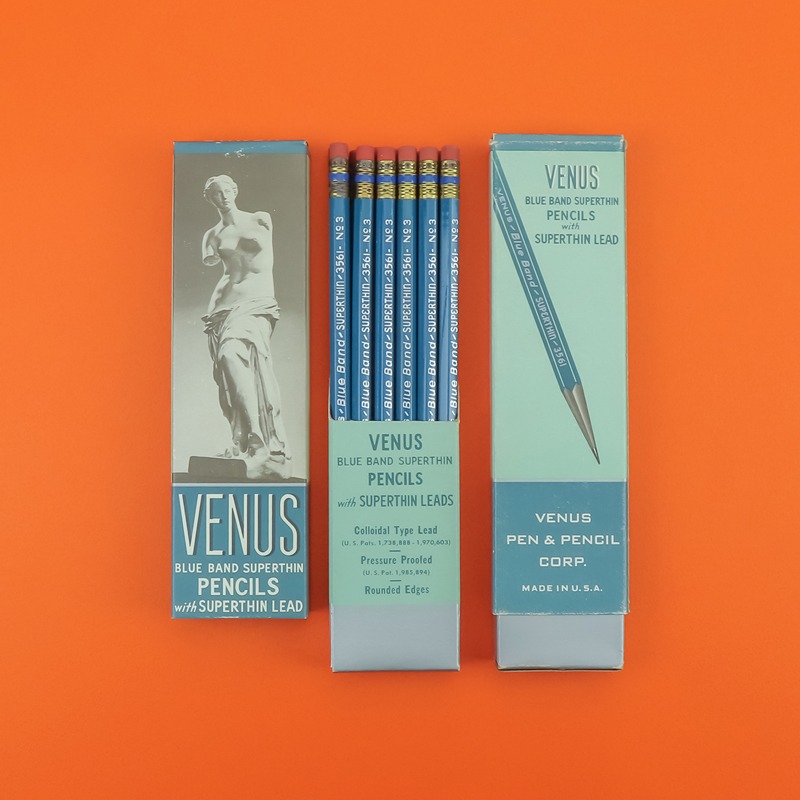 Vintage Venus Pen &amp; Pencil Corp. Blueband Superthin 3561