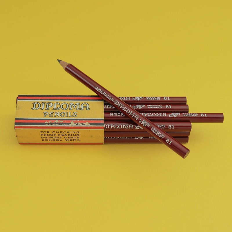 Vintage American Pencil Co. Diploma 81